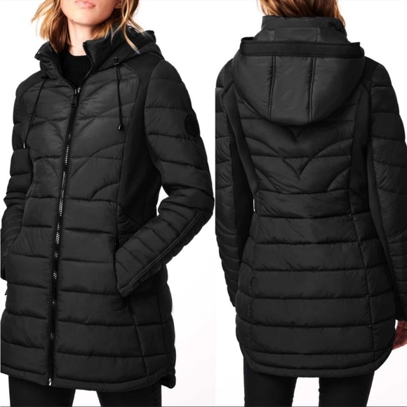 Bernardo Jackets & Blazers - Bernardo NWT Packable EcoPlume Hooded Walker Coat, XS